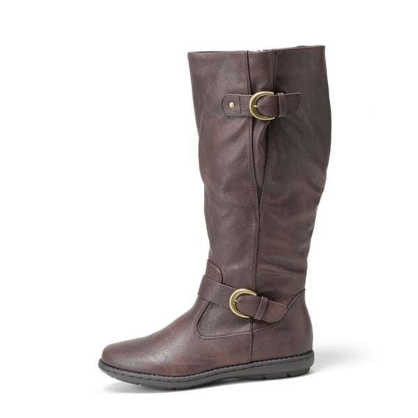 Knee High Faux Fur Boots Women s Fur Boots Dream Pairs